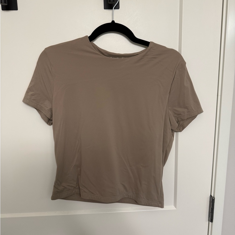Abercrombie & Fitch Tan Short Sleeve Tee